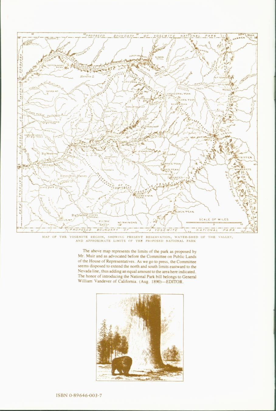 THE PROPOSED YOSEMITE NATIONAL PARK--treasures & features, 1890. vist0003a